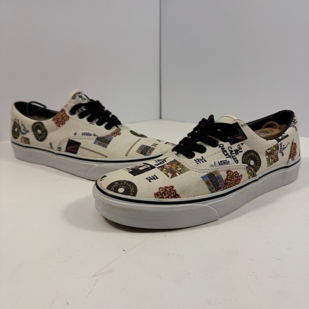 Vans A Tribe Called‎ Quest Graphic Canvas Low Top Sneakers Men 10 Women 11.5